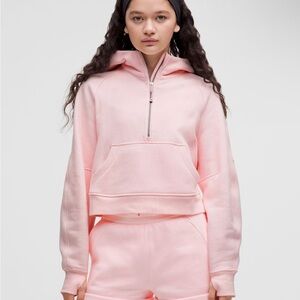 Lululemon Scuba Oversized Half-Zip Hoodie STRAWBERRY MILKSHAKE